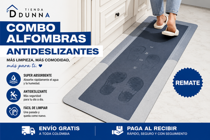 Alfombras Antideslizantes para Cocina · Combo x2
