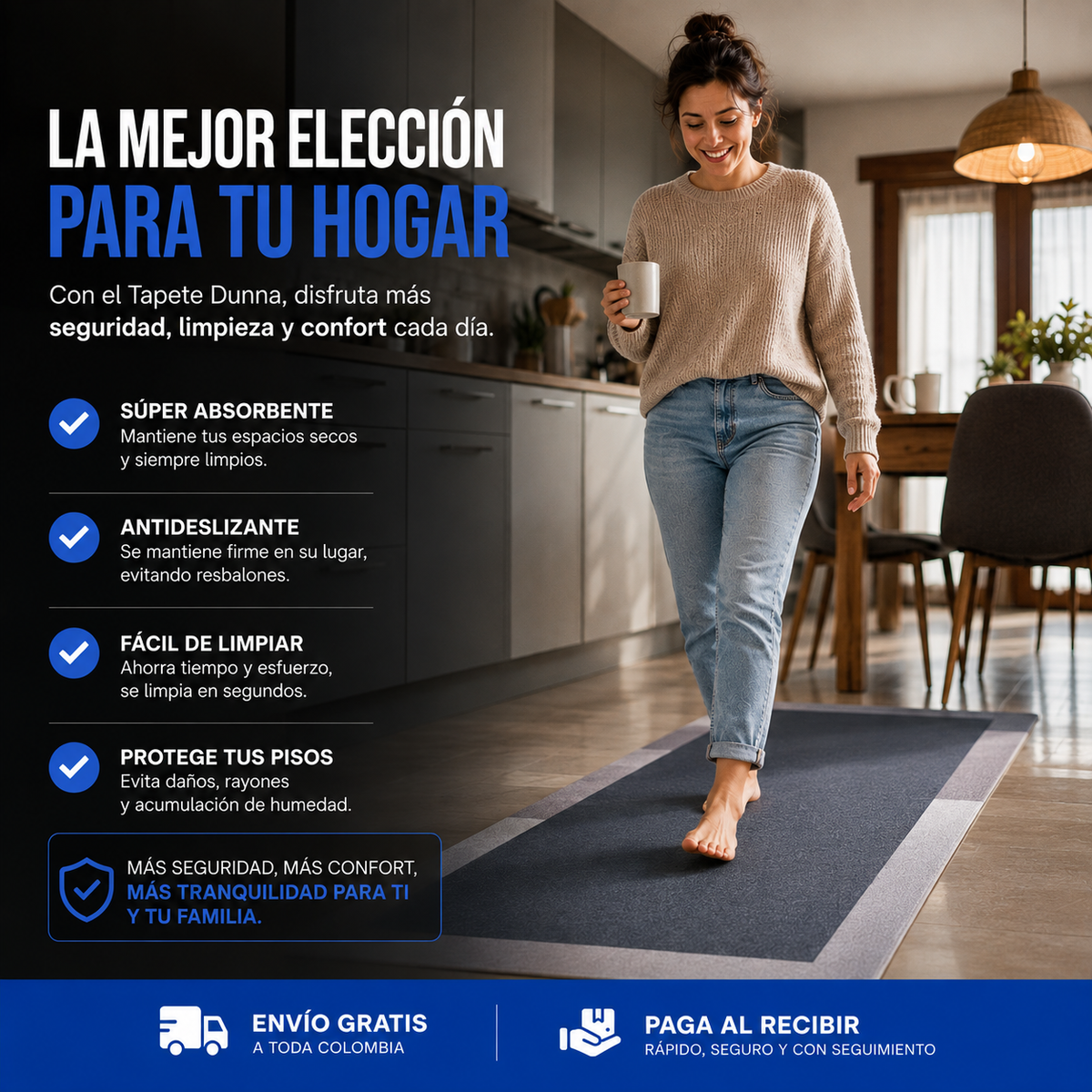Alfombras Antideslizantes para Cocina · Combo x2